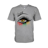 Juneteenth - African American T-shirt and Hoodie With Faux Glitter Print 112021