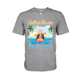 Salt In The Air Sand In My Hair - Personalized Sea Lover T-shirt and Hoodie