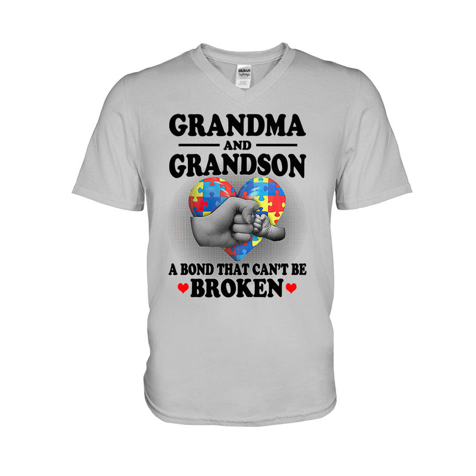 T-shirt et sweat à capuche « Grand-mère et petit-fils » pour la sensibilisation à l'autisme (06/2021)