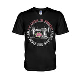 I'm Working  - Sewing T-shirt And Hoodie 082021