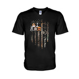Love My Dogs - Personalized Independence Day Dog T-shirt and Hoodie