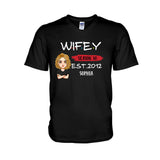 Hubby Wifey - Personalized Couple T-shirt and Hoodie