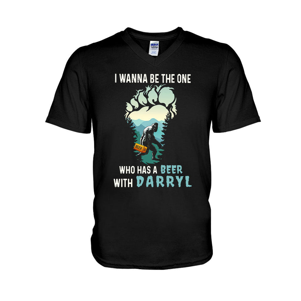 I Wanna Be The One Who Has A Beer With Bigfoot - Camping T-shirt and Hoodie 112021