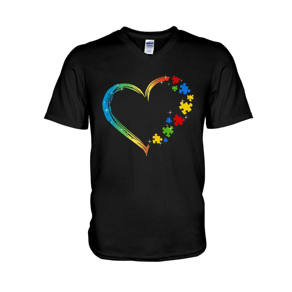 Sensibilisation à l'autisme - T-shirt et sweat à capuche personnalisés 1121