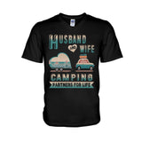 Husband And Wife Camping Partners - T-shirt and Hoodie 112021