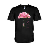 Never Give Up - Breast Cancer Awareness T-shirt and Hoodie