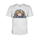 Losing My Mind One Kid At A Time - Gift for dad, dad - Personalized T-shirt And Hoodie