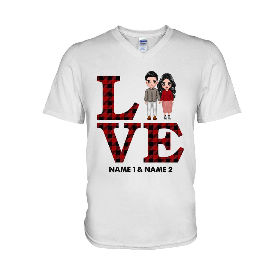Love Couple - Personalized T-shirt and Hoodie