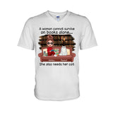 Books And Cats - Personalized Book T-shirt and Hoodie