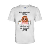 Never Underestimate - Personalized Cat T-shirt and Hoodie