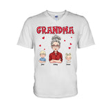 Grandma/ Mother And Kids - Personalized Mother's day Mother T-shirt and Hoodie