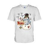 Nana Snowman - Personalized Grandma T-shirt and Hoodie