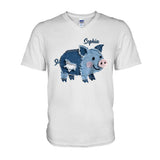 Adorable Pig - Personalized Pig Lover T-shirt And Hoodie