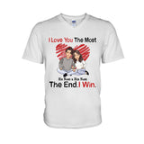 I Love You The Most - Personalized Couple T-shirt and Hoodie