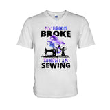 My Broom Broke Sewing - Halloween T-shirt and Hoodie 092021