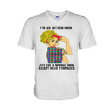 Maman d'enfant autiste - T-shirt et sweat à capuche de sensibilisation à l'autisme 112021
