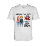 Annoying Each Other - Personalized Couple T-shirt and Hoodie