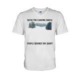 We're The Camping Couple - Personalized T-shirt and Hoodie