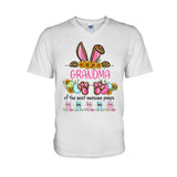 Grandma Of The Most Awesome Peeps - Personalized Mother's Day Easter Day Grandma T-shirt and Hoodie