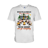 We're Not Alcoholics They Go To Meeting - Personalized Camping T-shirt and Hoodie