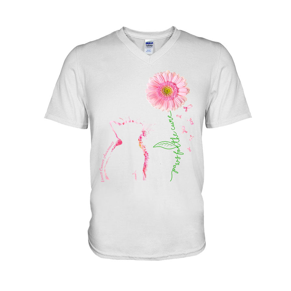 Paws For The Cure - Breast Cancer Awareness T-shirt and Hoodie