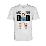 A Sons First Hero A Daughters First Love - Personalized Father T-shirt and Hoodie