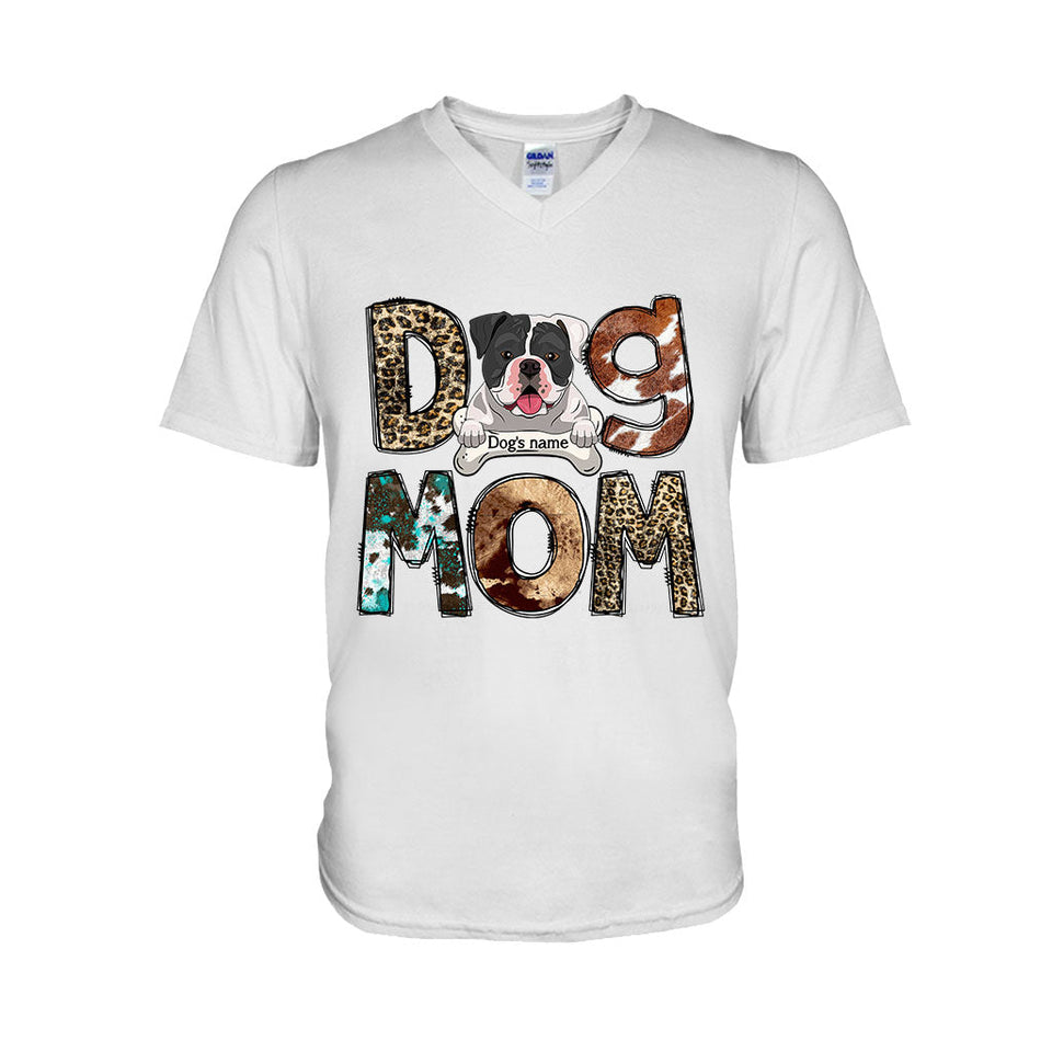 Dog Mom - Personalized Mother's Day Father's Day T-shirt and Hoodie