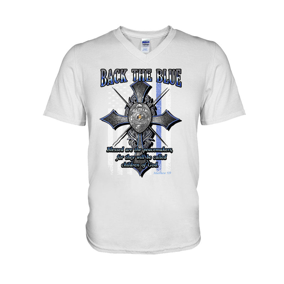 Blue Line - Police Officer T-shirt And Hoodie 0621