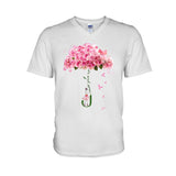 Never Give Up - Breast Cancer Awareness T-shirt And Hoodie 072021