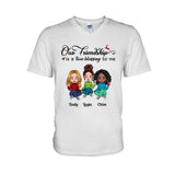 Our Friendship - Personalized Bestie T-shirt and Hoodie