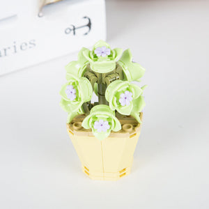 Botanical Flower Building Bricks - Personalized Botanical Flower Building Bricks