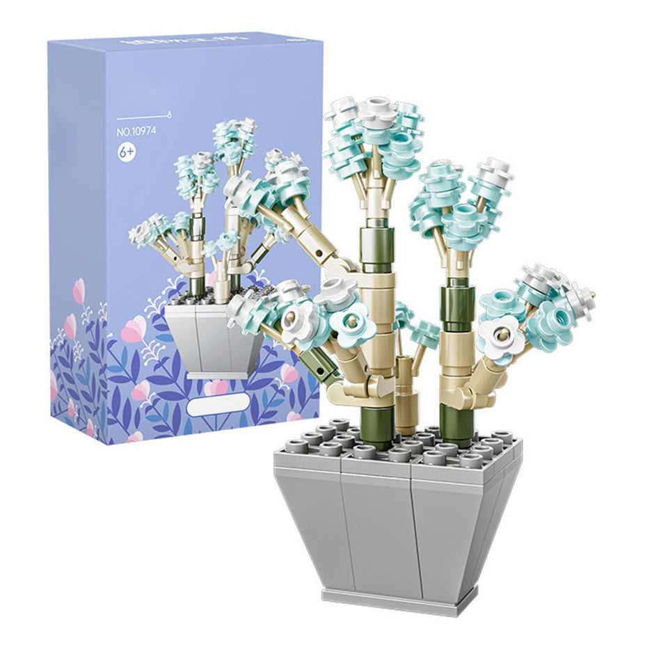 Botanical Flower Building Bricks - Personalized Botanical Flower Building Bricks