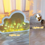 Mirror Flower Light - Photo Crystal Plaque