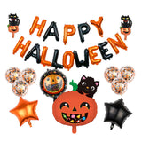 Happy Halloween - Halloween Party Balloons Set With Banner