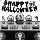 Happy Halloween - Halloween Skull Disposable Dinnerware Set