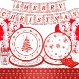 Merry Christmas - Christmas Party Disposable Dinnerware Set