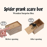 Scary Spider - Halloween Scare Box Wooden Surprise Candy Box