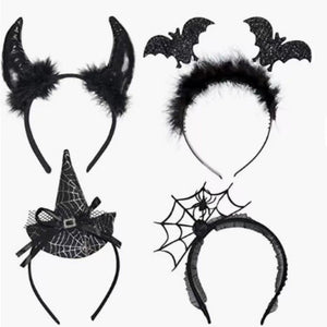 Happy Halloween - Devil Bat Halloween Party Headband