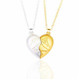 Magnetic Matching Hand In Hand - Couple Necklace