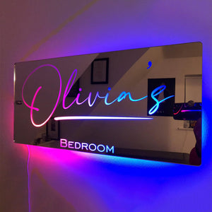 Any Name - Personalized Any Name Neon Light Mirror