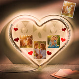 Where There Is Family There Is Love - Personalized Mother Engraved Photo Lamp