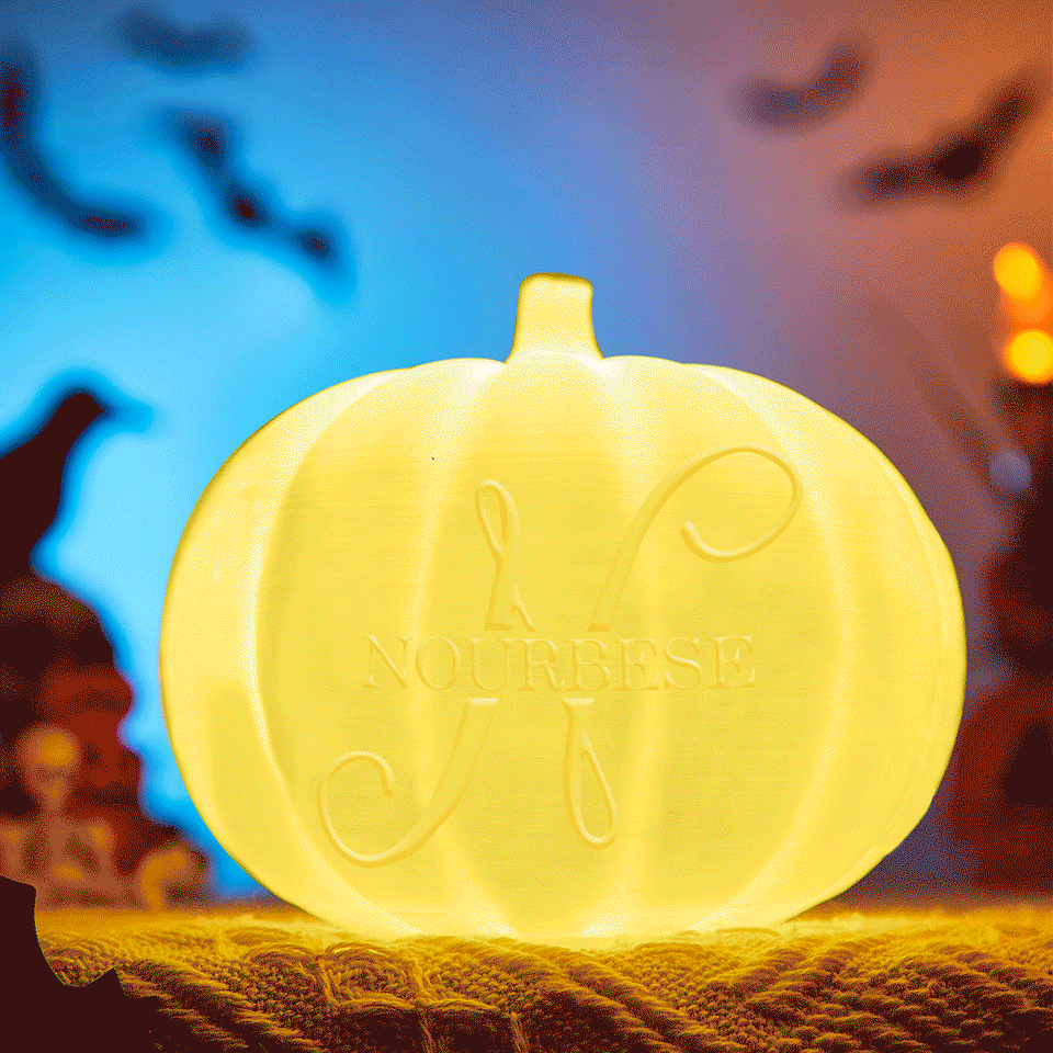 Any Name Pumpkin - Personalized Halloween Photo Crystal Plaque