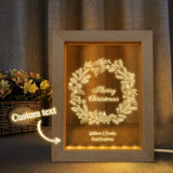 Personalized Couple Any Name Christmas Light Lamp