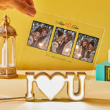 Custom Photo I Love You - gift for husband, wife, boyfriend, girlfriend - Personalized Photo Lamp