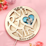 Custom Photo Mr & Mrs Lamp - Personalized Husband And Wife Lamp