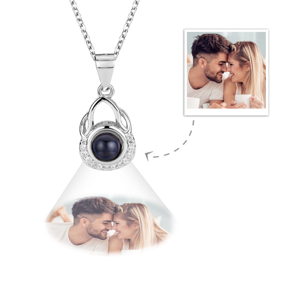 Personalized Projection Necklace Cute Bag Photo Necklace