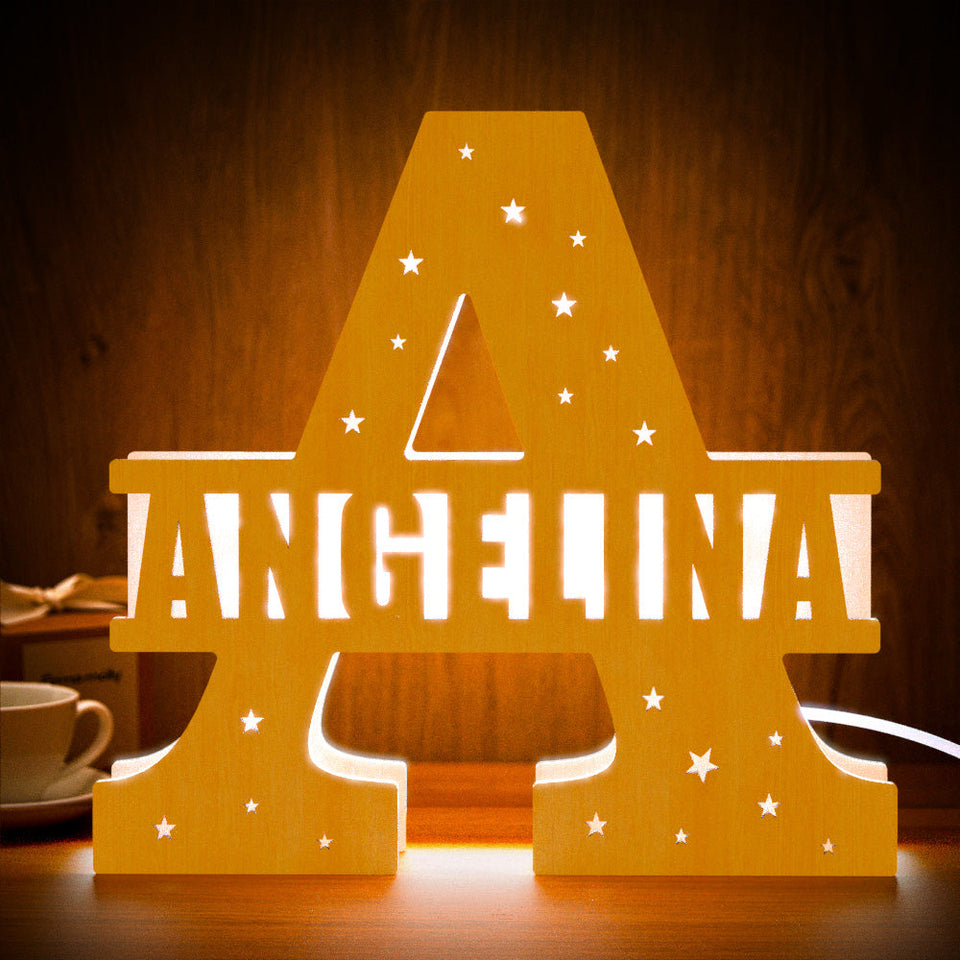 Any Name Letter - Personalized Name Letter Lamp
