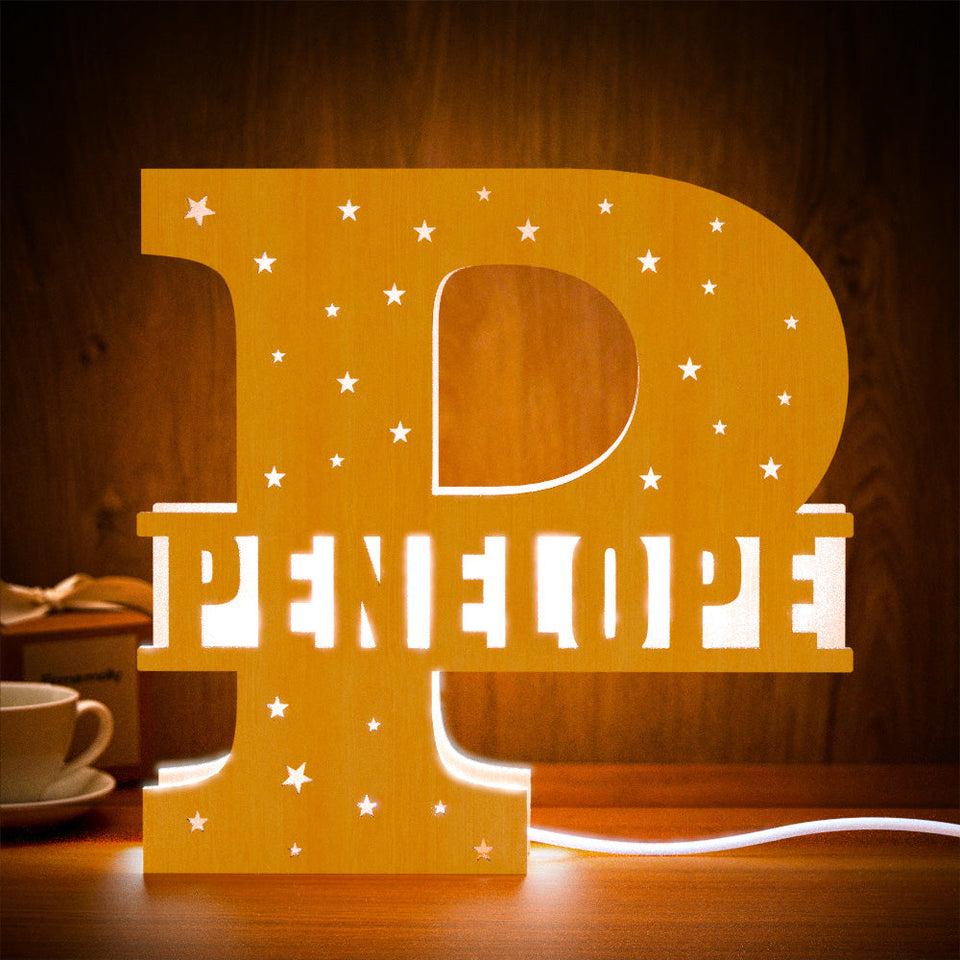 Any Name Letter - Personalized Name Letter Lamp