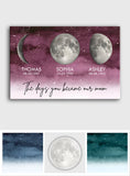 The Days You Became Our Mom - Personalized Mother Canvas And Poster