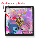 This Is Us - Personalized Couple Ohana Heart Pendant Necklace - sth5300